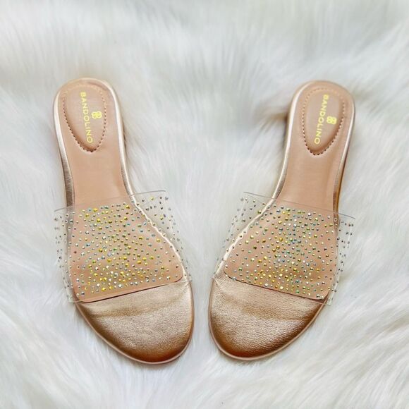 Bandolino Kenzo clear embellished slide Sandal - Picture 5 of 9
